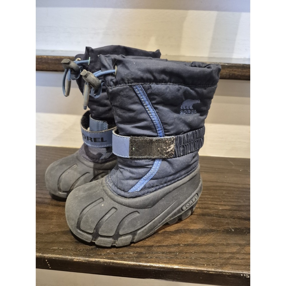 Sorel winter boots, size 8 Toddler‎ Boy GUC